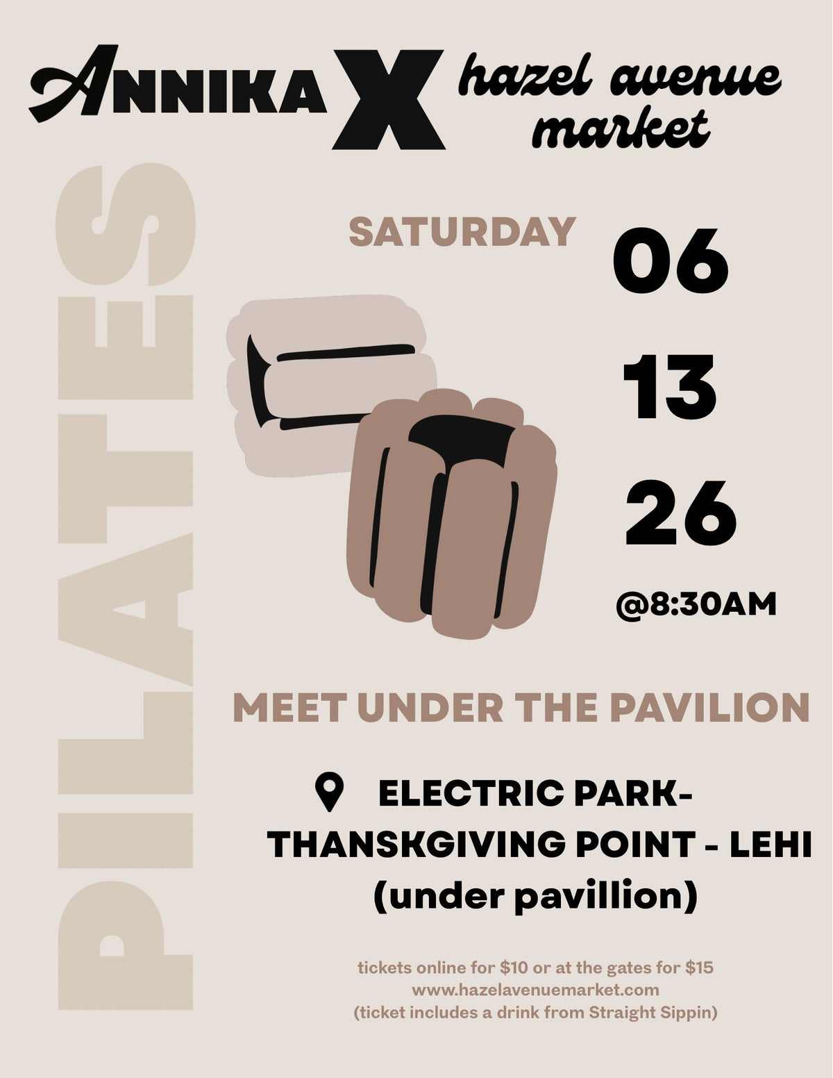 Pilates in the Park Ticket